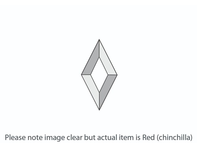 DB015 Red Chinchilla Diamond Bevel 51x102mm