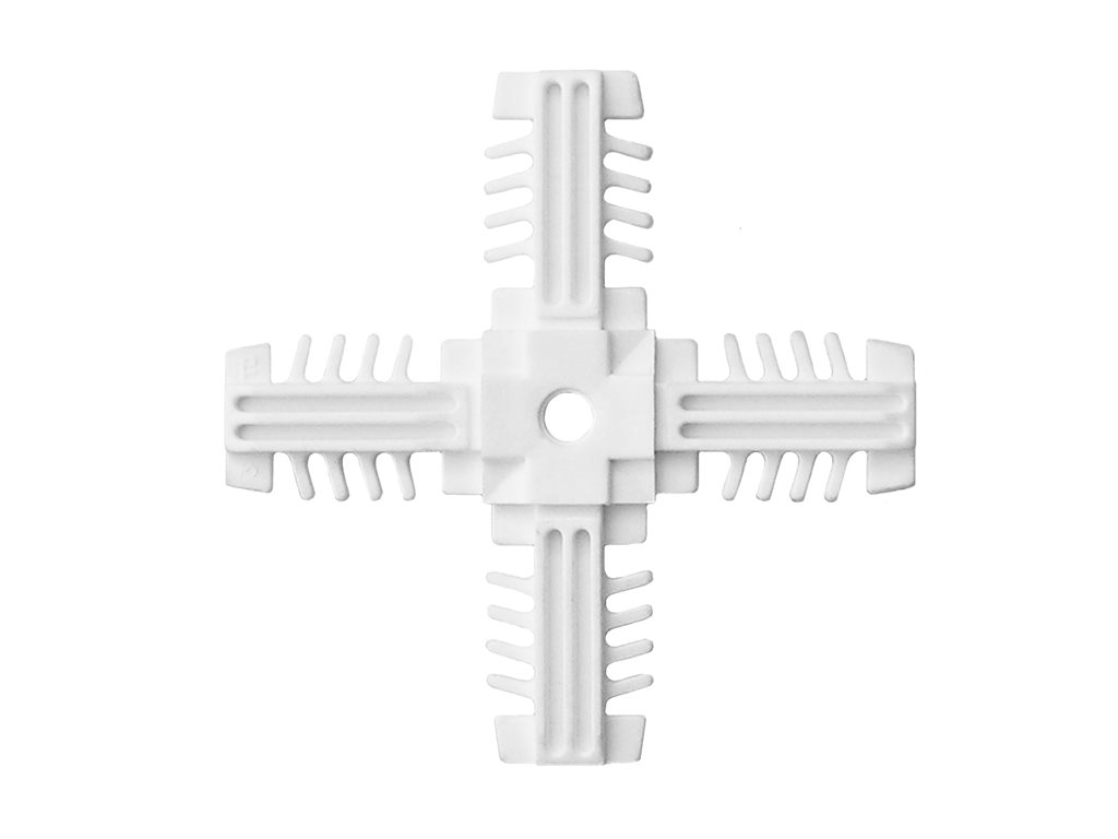18x8mm White Centre Keys with 15.5 Rnd Buffers
