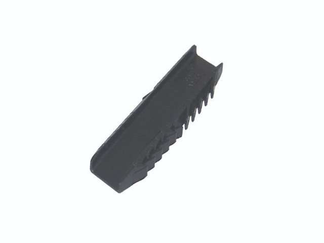 11.5mm Black Plastic Straight Connectors (No Bridge) LAST STOCK
