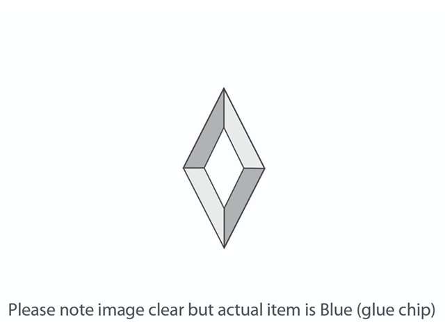 DB015 Blue Glue Chip Diamond Bevel 51x102mm