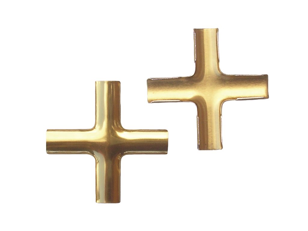 6mm Gold Centre Key Covers