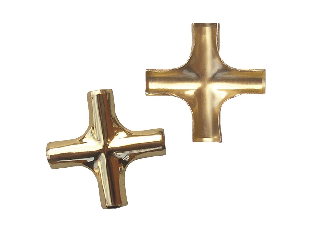 8mm Gold Centre Key Covers