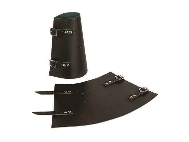 Buckle Leather Wrist Protectors (Pair)